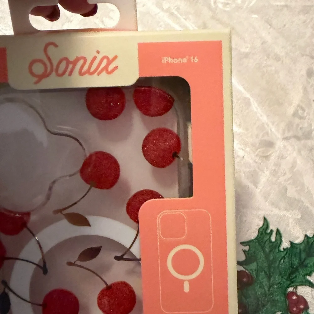 Sonix Red Cherry MagSafe iPhone Case for iPhone 16 New
